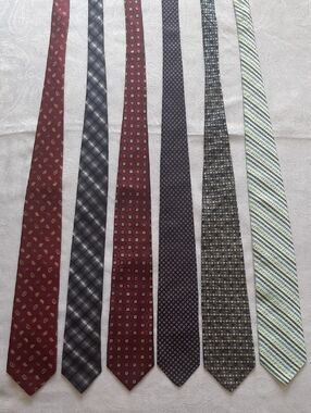 Lot Of 6 Ties Different Brands